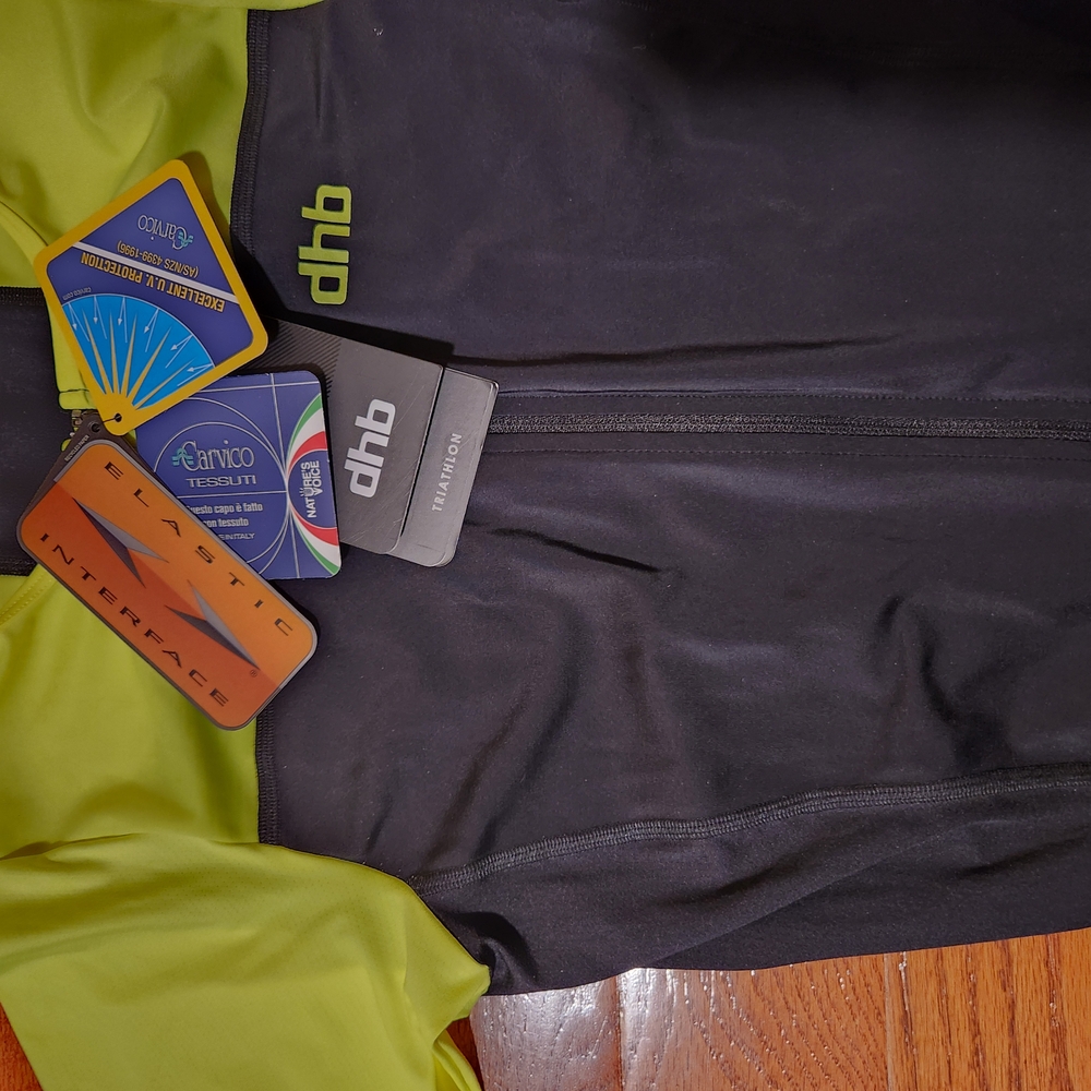 DHB Black and Green Jacket